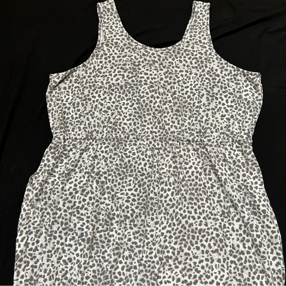 Torrid Sleep Micro Modal Terry Leopard Grey Jumpsuit - 5X - Picture 8 of 10